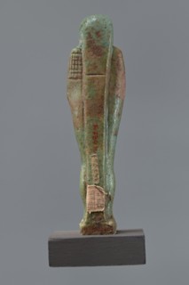 Ushabti Hora, Mummy-shaped figurine shabti, funerary gift, 332–30 BC; Ptolemaic Period, Egypt.