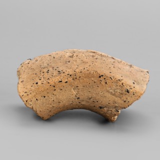 Fragment of an amphora vice behind a stamp, Sinope Asia Minor uncertain determined by AT and did