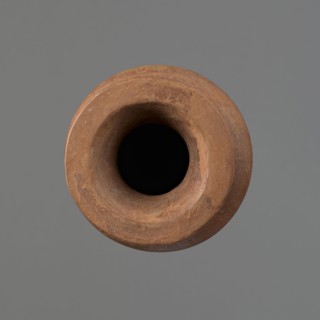 Vessel, Type HS, conical slender shape widest at about 3/4 of the height; shoulders wide, almost