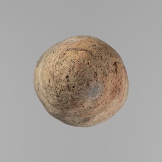 Vessel, Egyptian pottery; Vessel with a conical belly, widest in its upper part approx. 4/5 of the