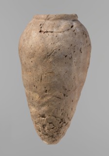 Vessel, Egyptian pottery, hand-made clay vessel, ceramics, Old Kingdom, c. 2686–c. 2181 BC, Edfu;