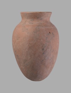 Vessel, Egyptian pottery ceramic clay vessel, c. 2686–c. 2181 BC Old Kingdom ?, from Edfu; vessel,