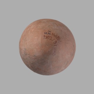 Vessel, Egyptian pottery vessel of clay, c. 2686–c. 2181 BC Old Kingdom?, from Edfu; height 16.5