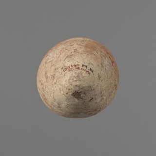 Vessel with hieratic inscription, Egyptian pottery, clay conical vessel tapering towards the