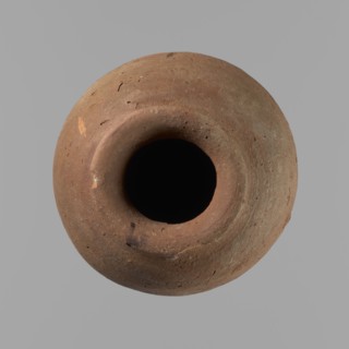 Vessel with hieratic inscription, Ceramics: Egyptian conical clay vessel Nile clay NB2, Vienna