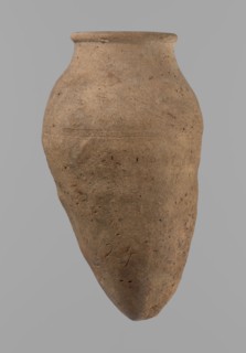 Vessel with hieratic inscription, Egyptian pottery, clay vessel, Old Kingdom ca. 2686–ca. 2181 BC,
