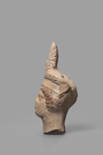 Head of a Dionysus figurine, unknown creator; unknown Tarentine workshop; Dionysus mythology,