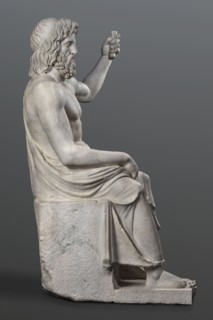Statue of Jupiter of the Capitoline type, unknown Roman workshop, Jupiter mythology, Zeus