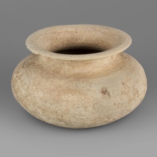 Vessel, unknown northern Mesopotamian workshop; viseless vessel for oils and ointments; low vessel