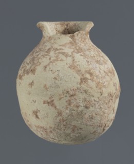 Spherical vessel, unknown northern Mesopotamian workshop; clay; Early Jazira III period ca. 2600–ca