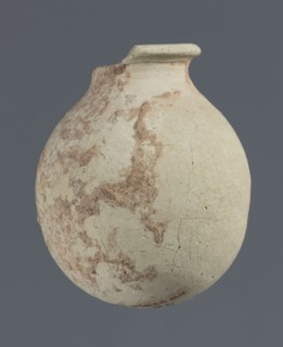 Spherical vessel, unknown northern Mesopotamian workshop, clay, Early Jazira III period ca. 2600–ca