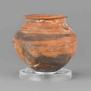 Vessel, unknown northern Mesopotamian workshop, metallic ware; viceless vessel for oils and