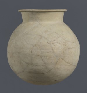 Globular vessel, unknown Northern Mesopotamian workshop; globular vessel, clay; excavations of the