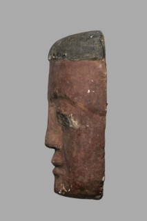 Outer sarcophagus mask, wig iconographic, forgeries, acquisition provenance, sarcophagus fragments,