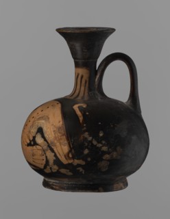 Aryballus lekythos, Ancient Greece, antiquity; bird iconography; ceramics; red-figure pottery;