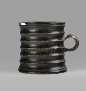 Dice cup, Goluchów Greater Poland Voivodeship. Greek ceramic dice game cup, 5th century BC, Attica.