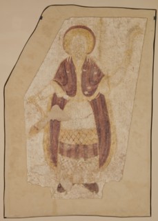 Wall painting: High Priest Aaron, Nubian workshop; wall painting, censer iconographic, liturgical