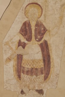 Wall painting: High Priest Aaron, Nubian workshop; wall painting; censer iconographic; liturgical