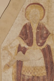 Wall painting: High Priest Aaron, Nubian workshop, wall painting, censer iconographic, liturgical
