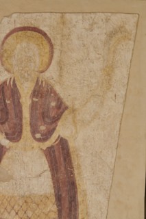 Wall painting: High Priest Aaron, Nubian workshop; wall painting; censer iconographic; liturgical