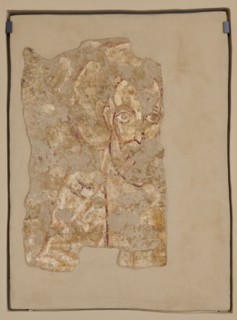Wall painting: Saint John the Apostle, Nubian workshop; wall painting of John the Evangelist Saint;