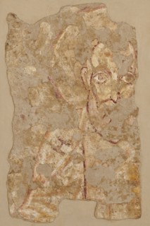 Wall painting: Saint John the Apostle, Nubian workshop; wall painting, John the Evangelist Saint;