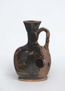 Lekythos with a sphinx. Attic red-figure lekythos, 1st half of the 4th century BC, Attica. Small