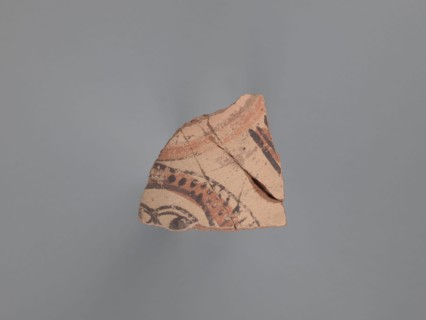 Bottle fragment, unknown North Egyptian workshop; bottles; Egyptian pottery; tableware; figurative