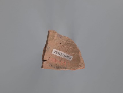 Bottle fragment, unknown North Egyptian workshop, bottles, Egyptian pottery, tableware, figurative
