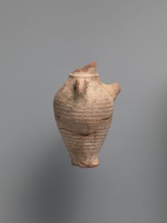 Water vessel qulla, bottle, Coptic vessel. Water vessel bottle, gulla. Ovoid, elongated body, wider