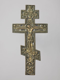 Cross: Crucifixion of Christ, Old Believers workshop; crosses; Lord of Hosts iconography; Jesus