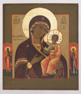 Icon: Our Lady of Iver, Russian workshop. Our Lady of Iver iconography; Mary mother of Jesus