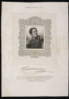 Karol Otto Kniaziewicz 1762–1842; Oleszczynski, Antoni 1794–1879 graphic artist, author;