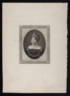 Maria Feodorovna Sophie Dorothea of Württemberg, 1759–1828, wife of Tsar Paul I. Engraving after a