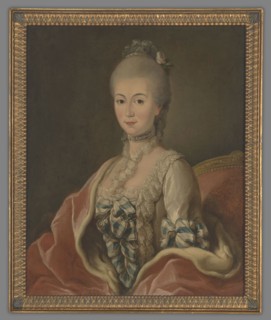 Wiktoria Pociejowa, née Potocka 1744–1771, unknown author. Seated torso of a young woman,