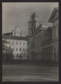 Vilnius. Bishop's Palace later Representative Palace and Church of St. John the Baptist and St.