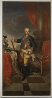 Stanislaw August Poniatowski 1732–1798 in cuirass, unknown artist from the circle of Stanislaw