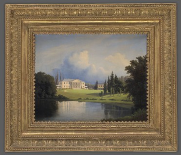 Palace in Szpanów, Peyer, Heinrich fl. 1844–1862 painter, Radziwill, palace Nieborów, after 1852,