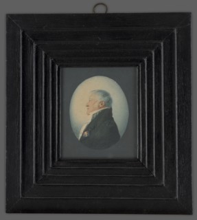 Karol Otto Kniaziewicz 1762–1842, unknown author. Bust of a man in left profile. Blue eye,