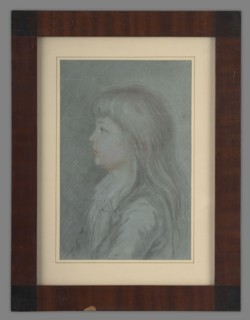 Michal Gedeon Radziwill 1778–1850 — painter. Boy, ca. 5 years old, in profile turned to the left.
