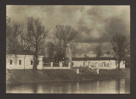 Vilnius. The Neris River and the Mickiewicz Monument, Bulhak, Jan 1876-1950 photographer,