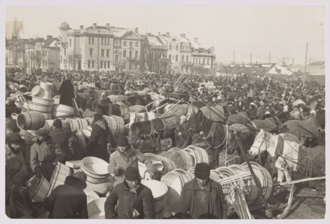 Vilnius. Kaziuk Fair. Photographer: Jan Bulhak 1876–1950. Vilnius Lithuania, Kaziuki fair,