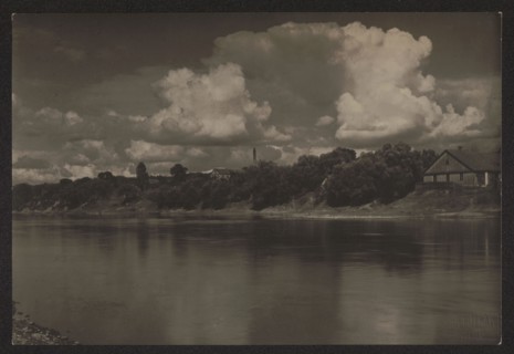 Wilno Vilnius, Wilia in Antakalnis; photographer: Jan Bulhak 1876–1950; place: Antakalnis Vilnius;