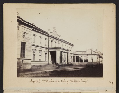 Warsaw. Hospital of the Holy Spirit on Elektoralna Street building designed by architect Józef