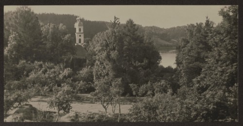 Trinopol and the Neris River, Bulhak, Jan 1876–1950, photographer; Trinopol Lithuania, churches; ca