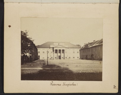 Warsaw. Resursa Kupiecka Former Mniszech Palace at Senatorska Street, Beyer, Karol 1818–1877