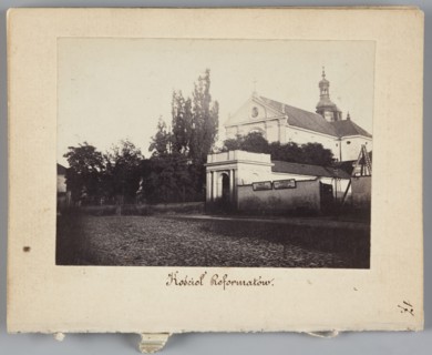 Warsaw. Reformati Church St. Anthony of Padua Church at Senatorska Street, Beyer, Karol 1818-1877