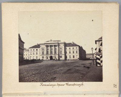 Mostowski Palace rebuilt to the design of architect Antonio Corazzi for the Government Commission