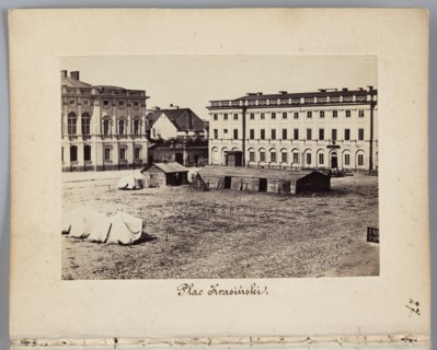 Krasinski Square View of the square with a fragment of the Krasinski Palace designed by Tylman van