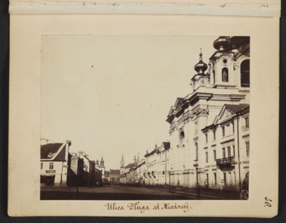 Dluga Street from Miodowa Street View towards Freta Street, Karol Beyer 1818–1877 photographer,